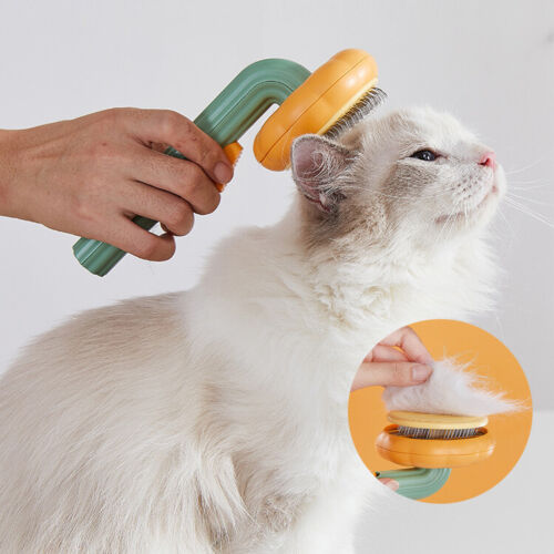 Revolutionize Your Pet Grooming Routine with the Pet Pumpkin Grooming Self Cleaning Slicker Brush